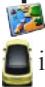 GARMIN MINI PORTABLE NAVIGATION DEVICE - Présentation de la page map (carte) - 1