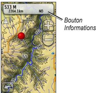 GARMIN OREGON - Pour atteindre un point sur la carte : - 1