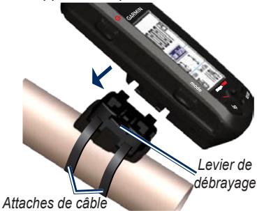 GARMIN EDGE 705 - Pour installer l'appareil edge sur le tube de votre vélo : - 2