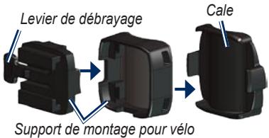 GARMIN EDGE 705 - Pour installer l'appareil edge sur le tube de votre vélo : - 1