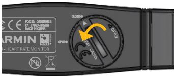 GARMIN FORERUNNER 50 - Pour remplacer la pile : - 1