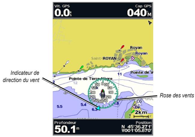 GARMIN GPSMAP 521/521S - Modification des paramètres de la carte de navigation - 1