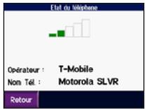 GARMIN ZUMO 550 - Menu Téléphone - 2