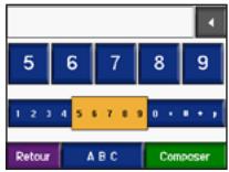 GARMIN ZUMO 550 - Composition d'un numéro - 1