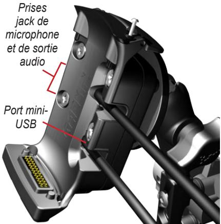 GARMIN ZUMO 550 - Connexion des accessoires au zūmo - 1