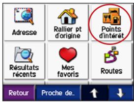 GARMIN ZUMO 550 - Recherche d'une destination - 2