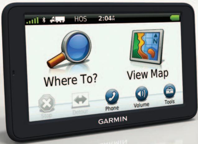 GARMIN DEZL 560LT, DEZL560LMT POIDS LOURDS/CAMPING-CARS, DEZL560LT - Manuèl de démarrage rapide - 1