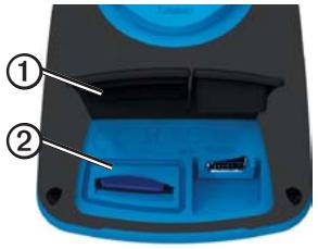 GARMIN EDGE 800 - Installation d'une carte microsd - 1