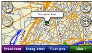 GARMIN ZUMO 660 - Recherche d'un lieu à l'aide de la carte - 1