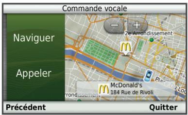 GARMIN DEZL 760 LMT,  GPS DEZL 760 LMT, EUROPE 45 PAYS + CARTES & TRAFIC GRATUITS A VIE - Démarrage d'un itinéraire à l'aide d'une commande vocale - 3