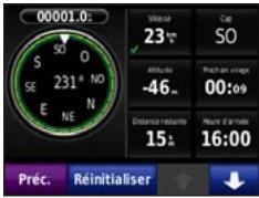 GARMIN ZUMO 220 - Utilisation des pages principales - 5