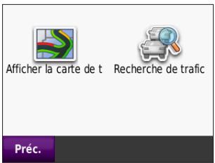 GARMIN ZUMO 220 - Affichage de la carte du trafic - 1