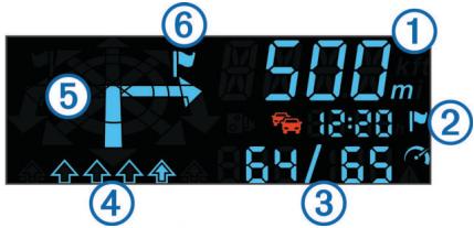 GARMIN AFFICHEUR TÊTE HAUTE (HUD) - Display While Navigating - 1