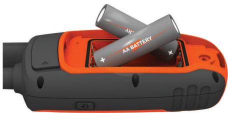 GARMIN ASTRO 320 - Installation des piles - 1