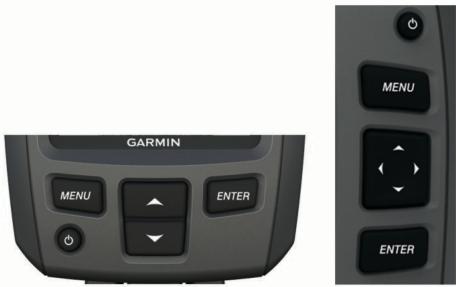 GARMIN ECHO 501C - Boutons - 1