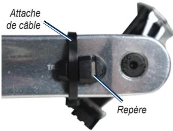 Attache de câble Repère