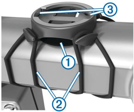 GARMIN EDGE 510 - Installation du support de fixation standard - 1