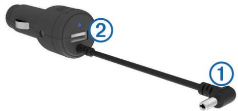 GARMIN HUD+ - Connexion à l'allume-cigare - 1