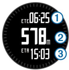GARMIN TACTIX - Navigation vers une destination - 1