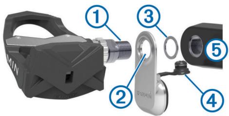 GARMIN VECTOR - Installation des boîtiers de pédale et des pédales - 1
