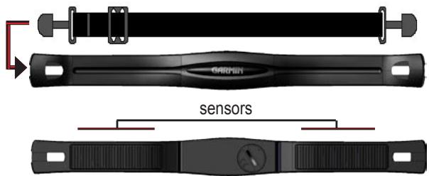 GARMIN VHF 300I AIS - To use the heart rate monitor: - 1