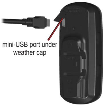 GARMIN VHF 300I AIS - To charge the Edge: - 1