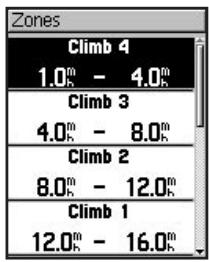 GARMIN VHF 300I AIS - To change your speed zones: - 1