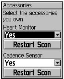 GARMIN VHF 300I AIS - To manage Edge 305 accessories: - 1