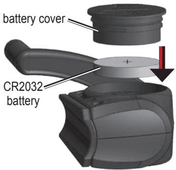 GARMIN VHF 300I AIS - To replace the battery: - 1