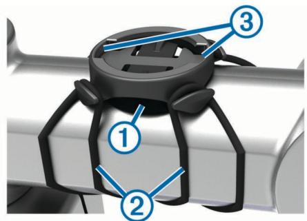 GARMIN EDGE 20 - Installation du support de fixation standard - 1