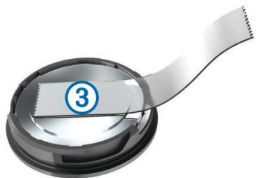 GARMIN EDGE 25 - Remplacement de la pile du capteur de vitesse ou du capteur de cadence - 2