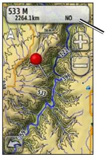 GARMIN services OREGON 550 - Pour naviguer vers un point sur la carte : - 1