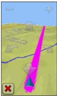GARMIN services OREGON 550 - Utilisation de l'affichage 3D - 1