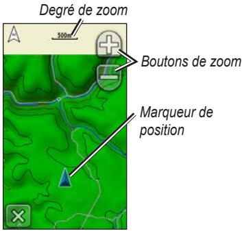 GARMIN services OREGON 550 - Pour utiliser la carte : - 1