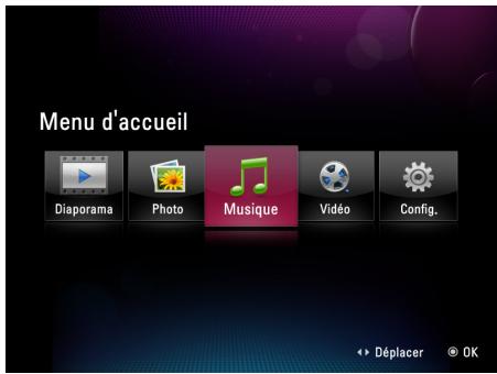 LG F7010N - Lecture de la musique - 1