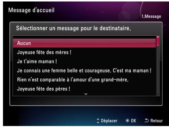 LG F8010S - Sélection d'un message - 1