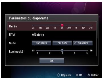 LG F8012N - Paramètres du diaporama - 1
