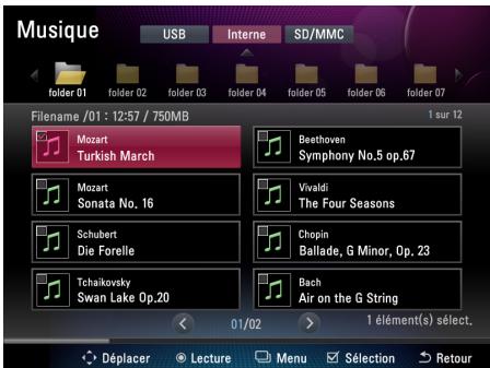 LG F8012N - Lecture de la musique - 3