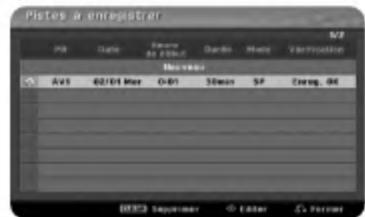 LG RC388 - Réglage d'un enregistrement programme - 2