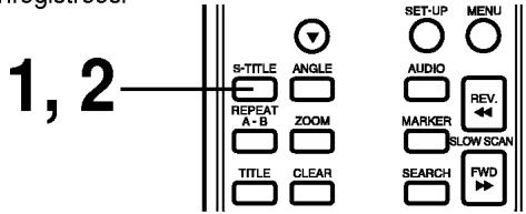 LG DA-3525AD - Modification de la langue de sous-titrage - 1