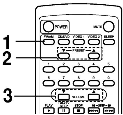 LG DA-3525AD - Écouter la radio - 1