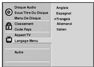 LG DAT-100P - Langue du disque DVD - 2