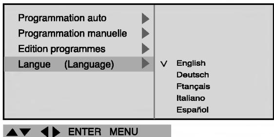 LG DAT-100P - Sélection de langue - 4