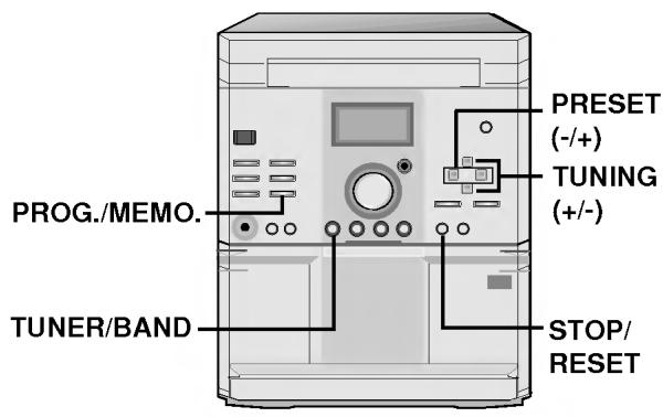 LG FFH-DV25AD - Présélectionner les stations radio - 1