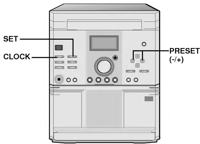 LG FFH-DV25AD - Réglage de l'horloge - 1