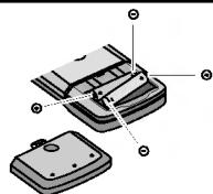 LG LX-D5230D - Mise en place de la pile de la télécommande - 1