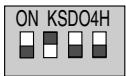 LG PMNFP14A1 - Configuration du commutateur DIP - 6