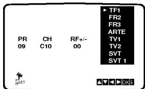 LG VF570 - Stations TV - 12