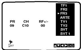 LG VF570 - Stations TV - 15