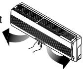 LG FM30AH UE0 - Pour régler la direction gauche/droite (flux d'air horizontal) - 1
